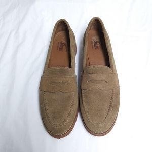 G.H. Bass & Co. Tan Suede Penny Loafers size 7M